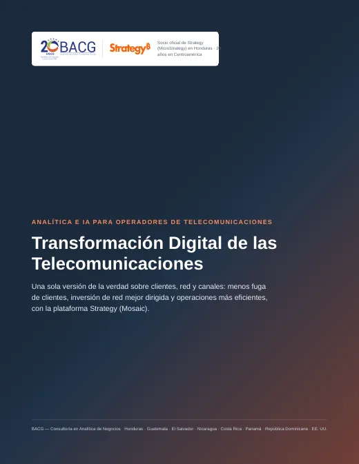 Portada de la guía Transformación Digital de las Telecomunicaciones